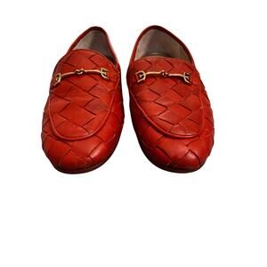 Sam Edelman Loraine Woven Flats Size 6.5‎ Anthropologie Loafers Slip-On Tan